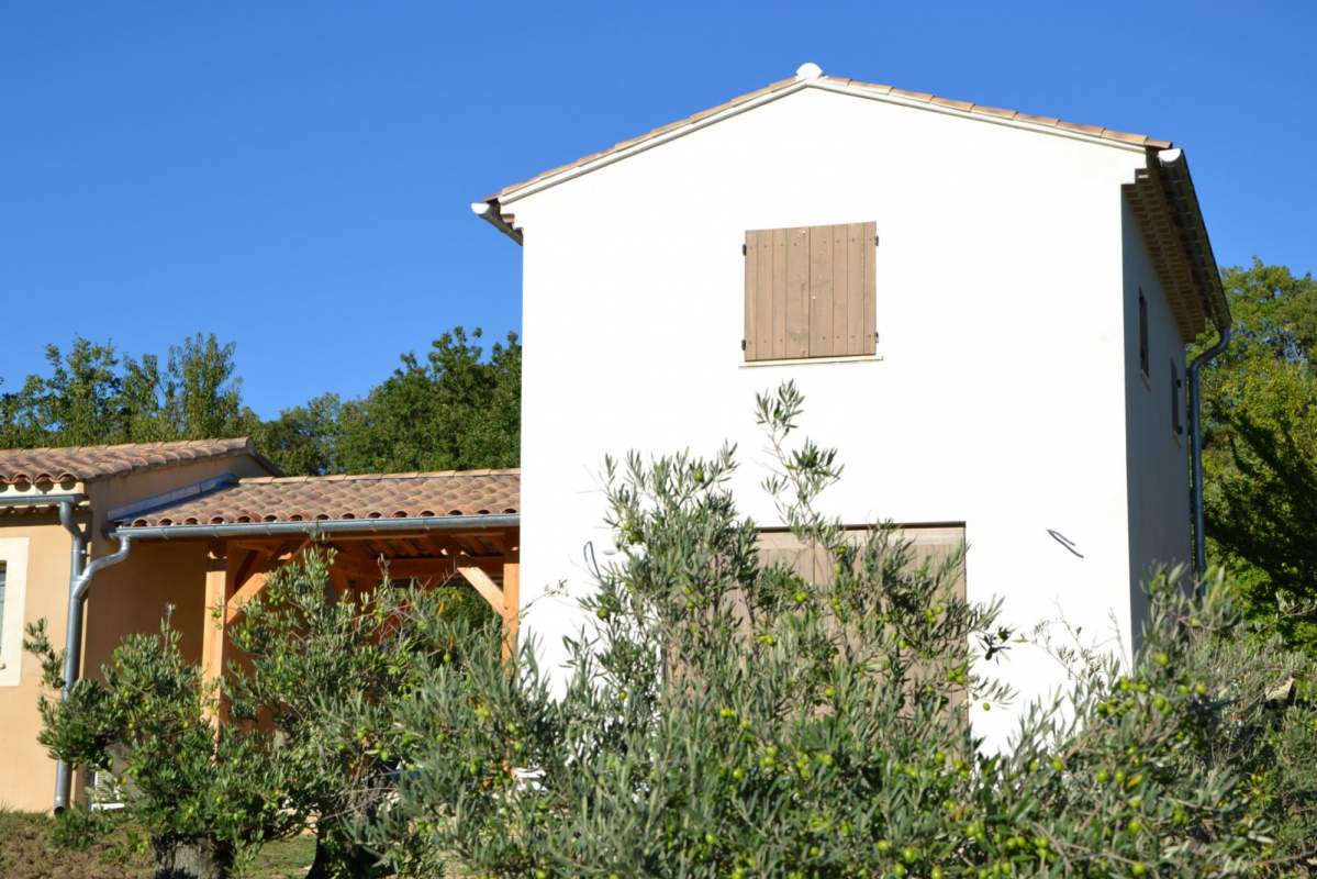 Agrandissement de maison en ossature bois à Saint saturnin les apt en vaucluse
